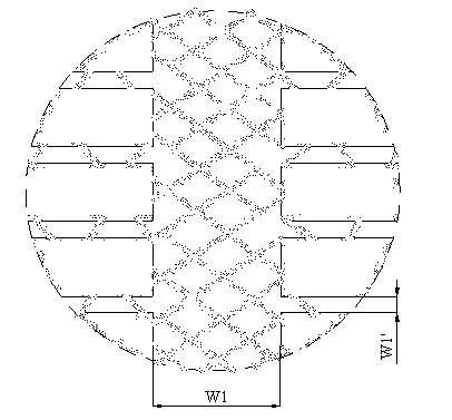 Matched screen board of solar cell electrode and printing method thereof