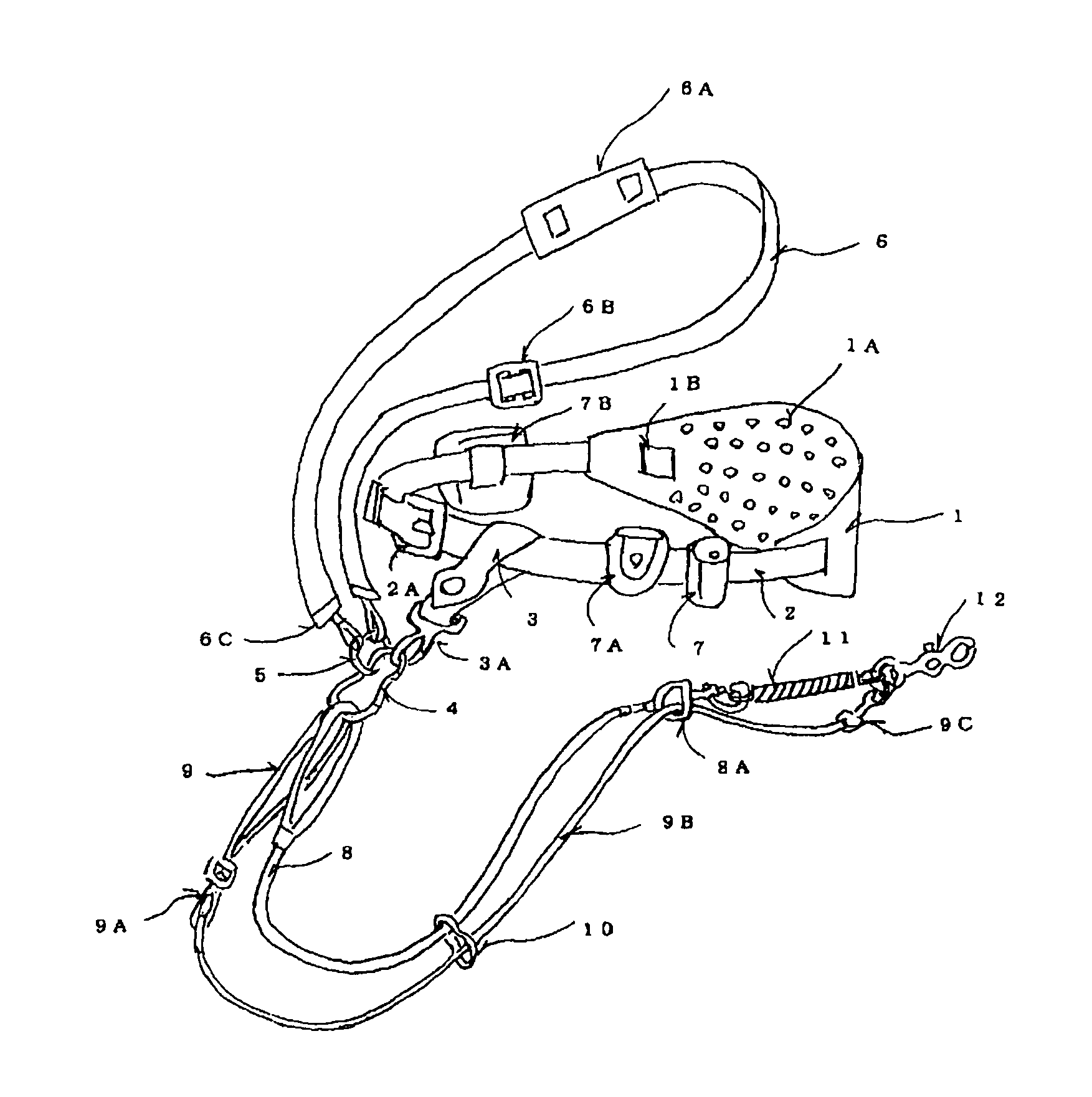 Dog walking belt for dog having habit of pulling owner