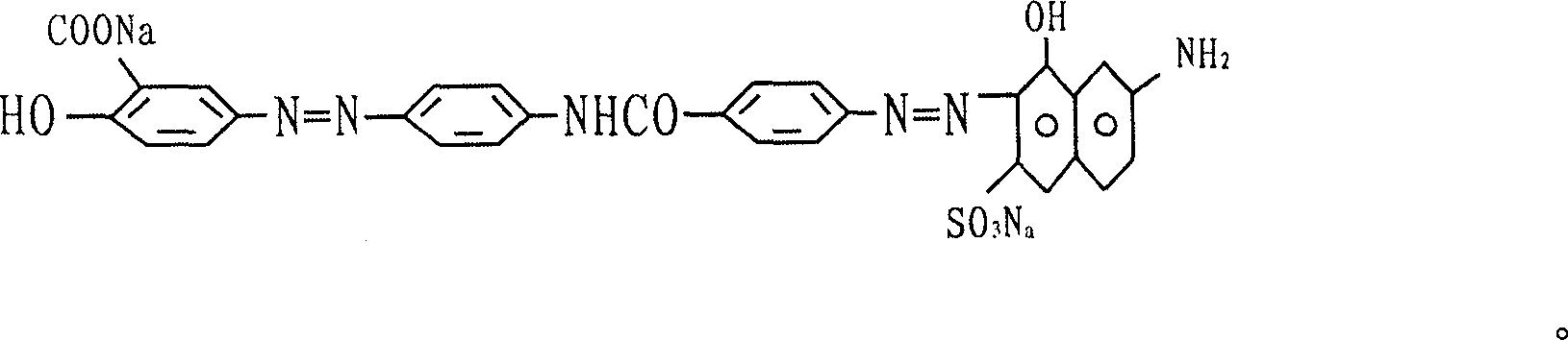 Direct dark brown NM dye and its preparation