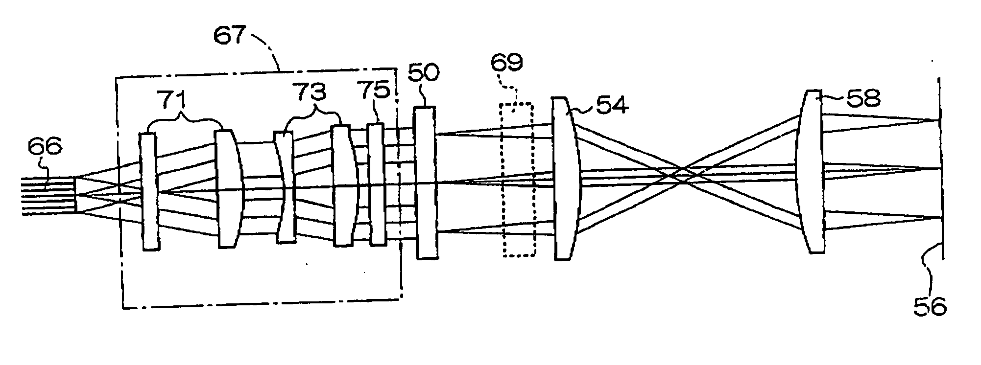 Exposure head, exposure apparatus, and application thereof