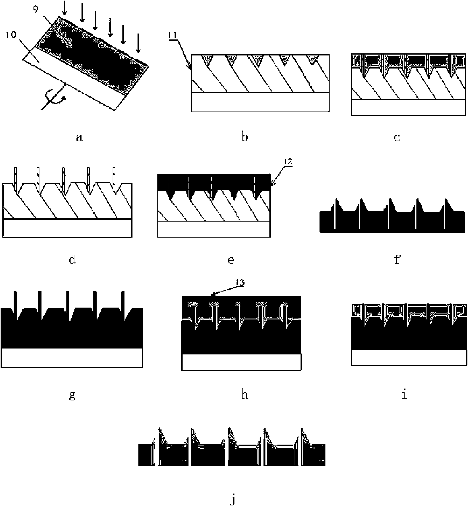 Preparation method of epoxy resin hollow micropin array