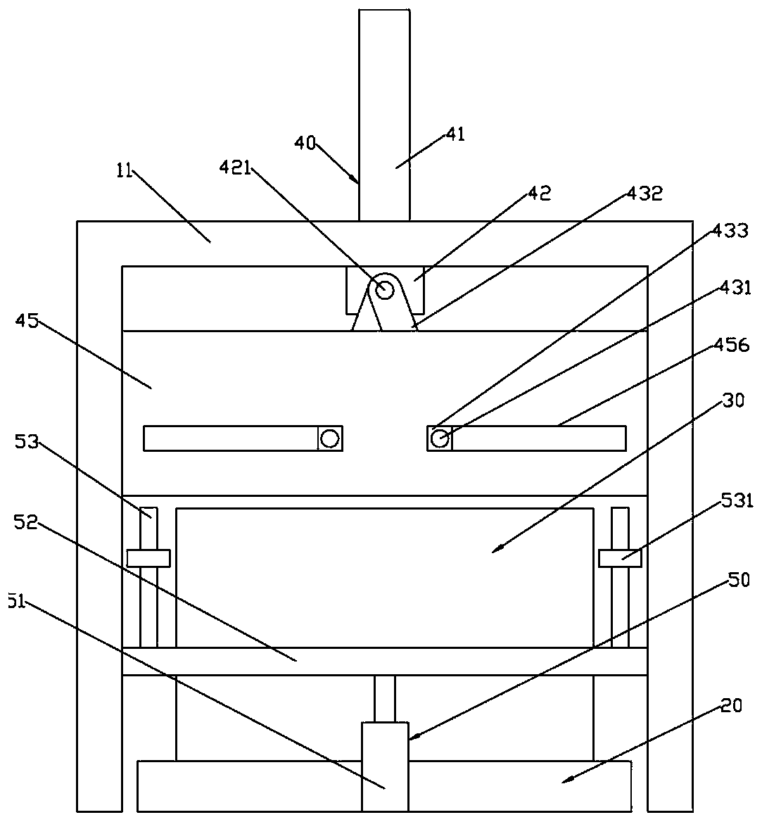 Paper pressing device with pre-limiting device for printing machine