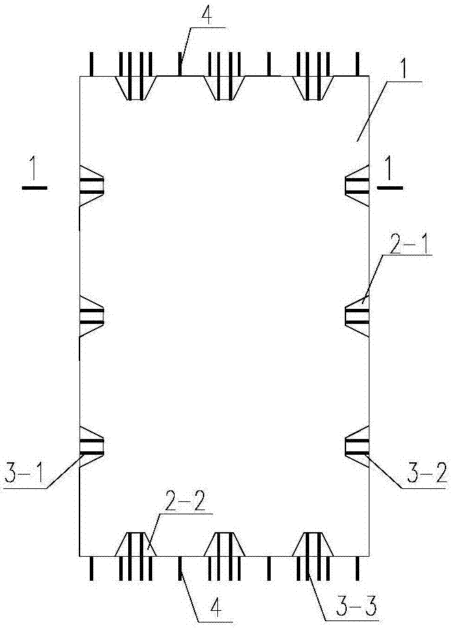 Construction method of post-cast tooth groove connecting assembling type roof