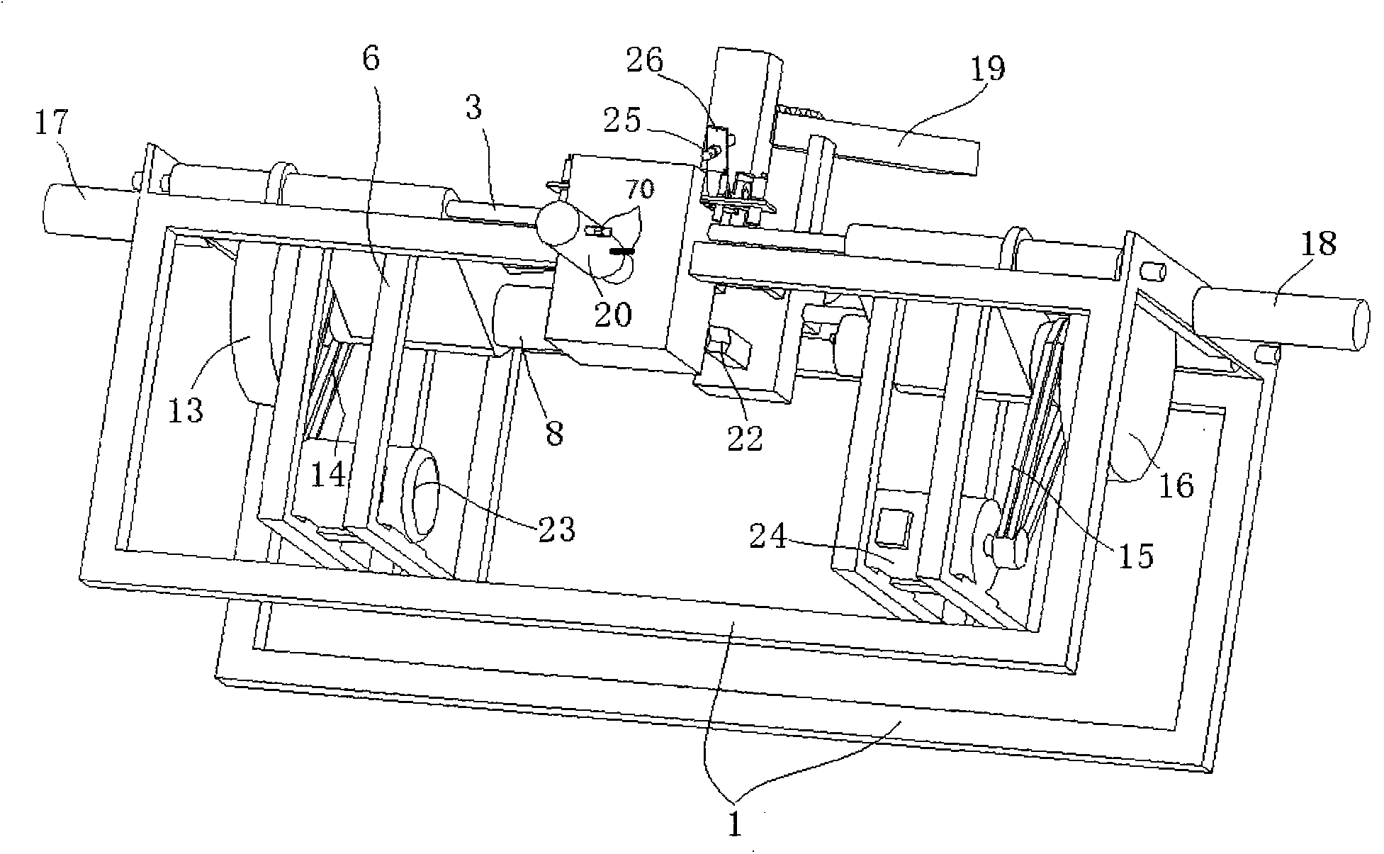 Connecting sleeve parison tube double-sided milling machine