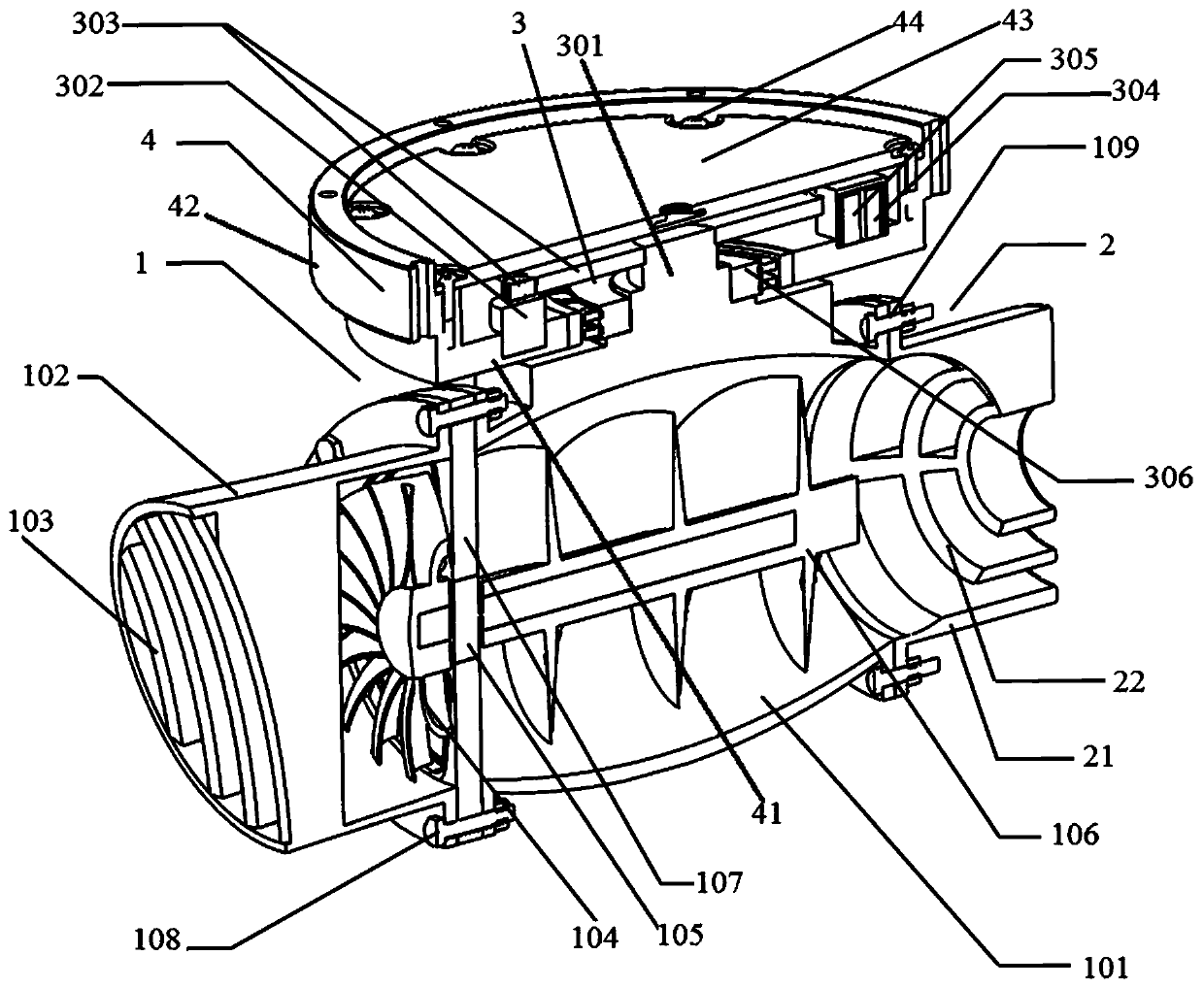 Integrated water jet propulsion system