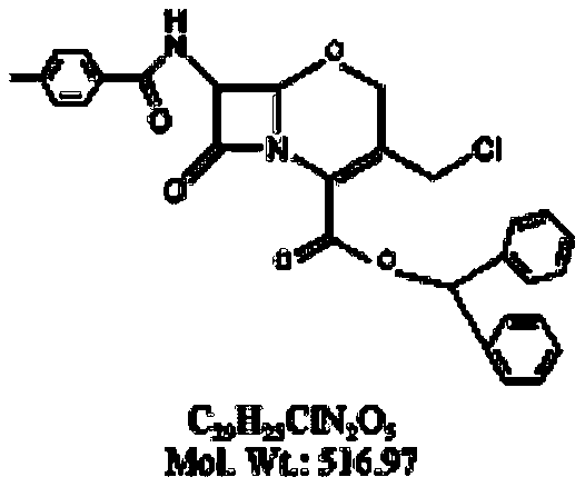 Preparation method of flomoxef parent nucleus