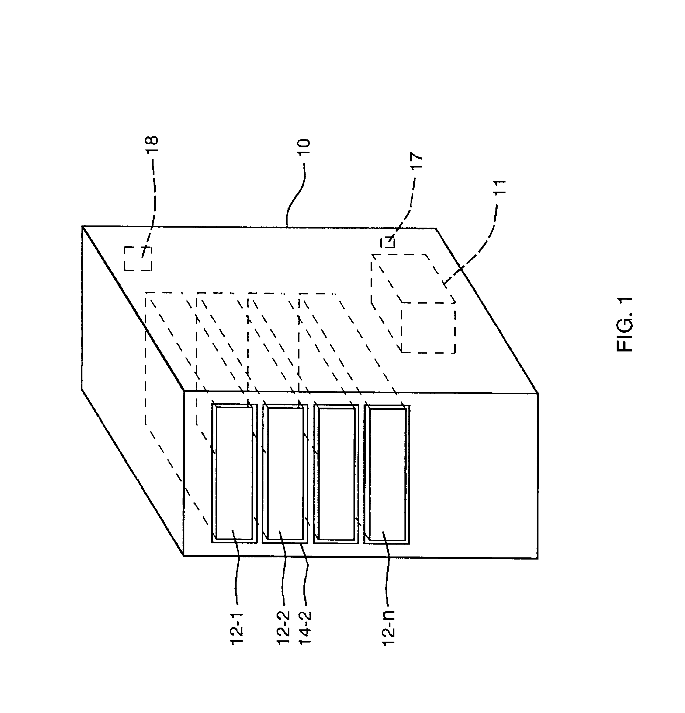 Data bank providing connectivity among multiple mass storage media devices using daisy chained universal bus interface