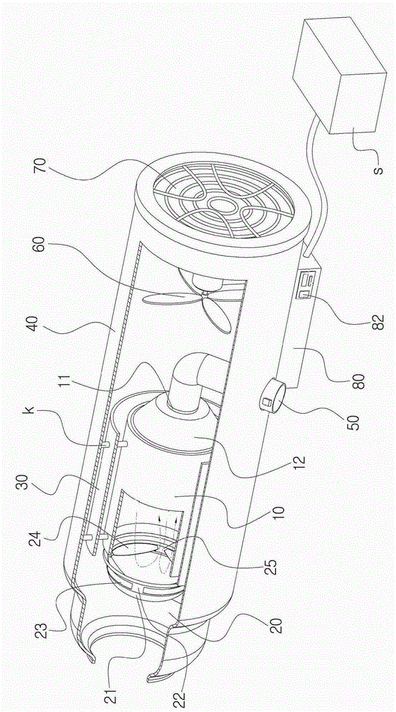 Carbon dioxide gas transfer device