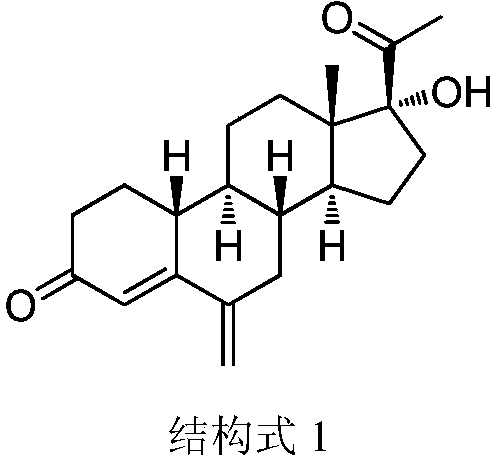 A method for synthesizing 6-methylene-17α-hydroxyl-19-norpregna-4-ene-3,20-dione