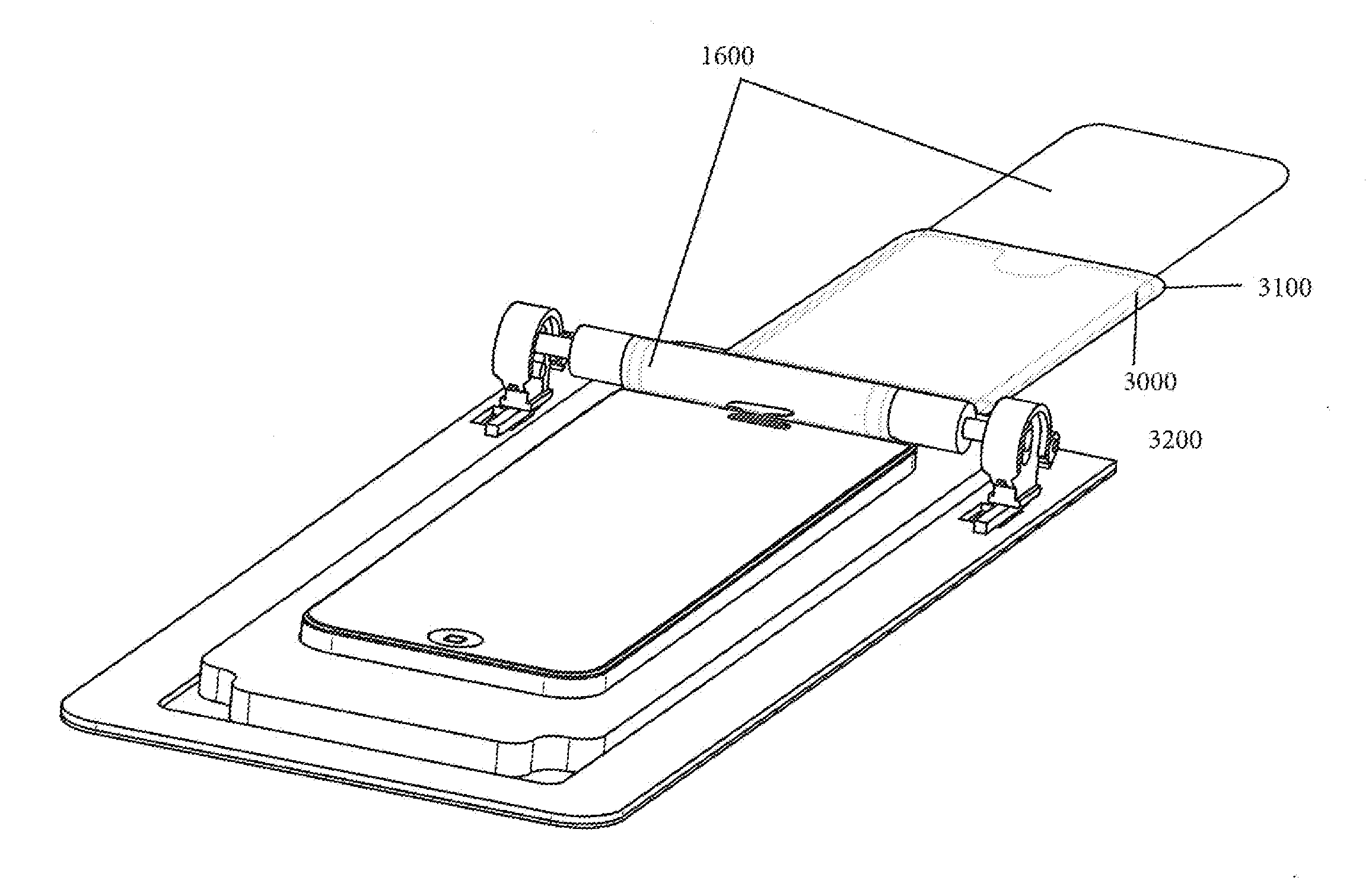 Apparatus for the alignment and application of a protective film to a device, and related methods