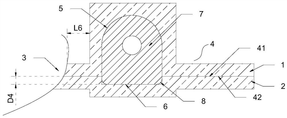 Foam forming die for soft sealing of parting surfaces