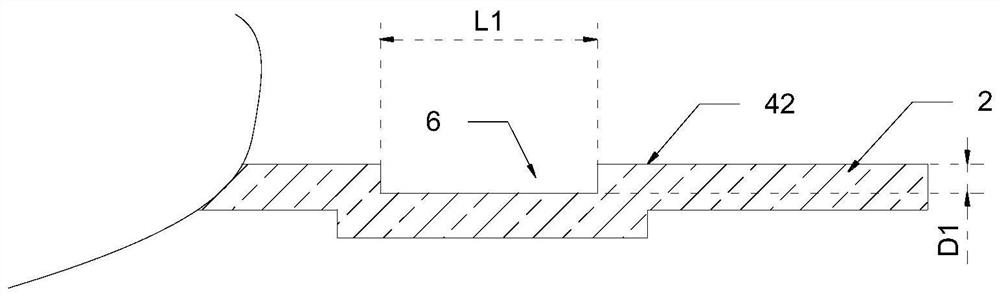 Foam forming die for soft sealing of parting surfaces