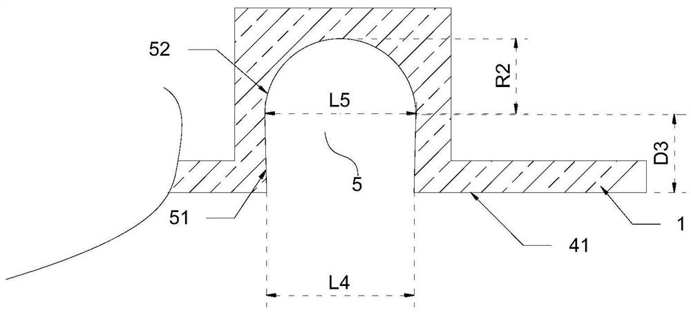 Foam forming die for soft sealing of parting surfaces