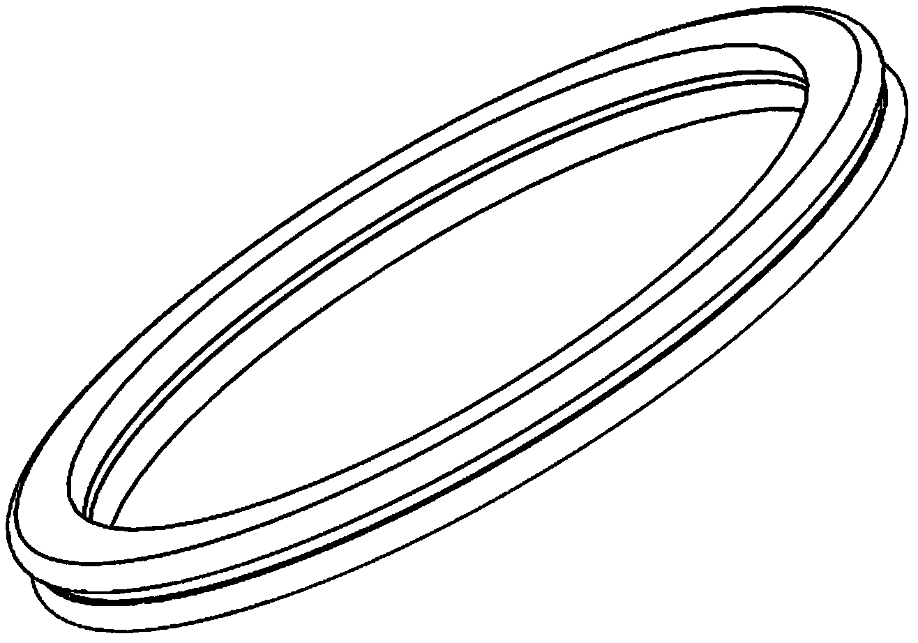 Novel sealing ring for submersible motor