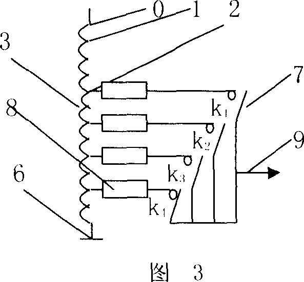 Method and apparatus for realizing load voltage regulation with a plurality of switching elements