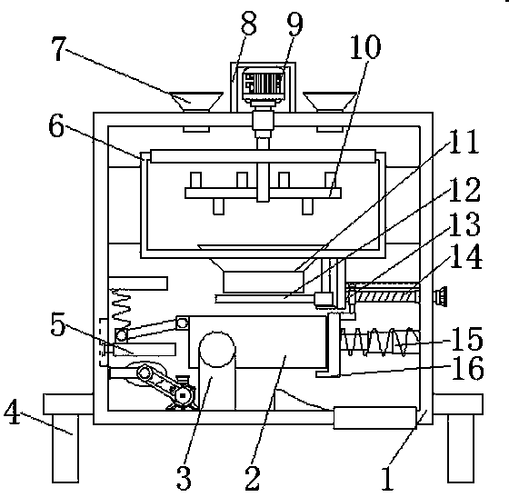 Pig feeding device with quantifying function