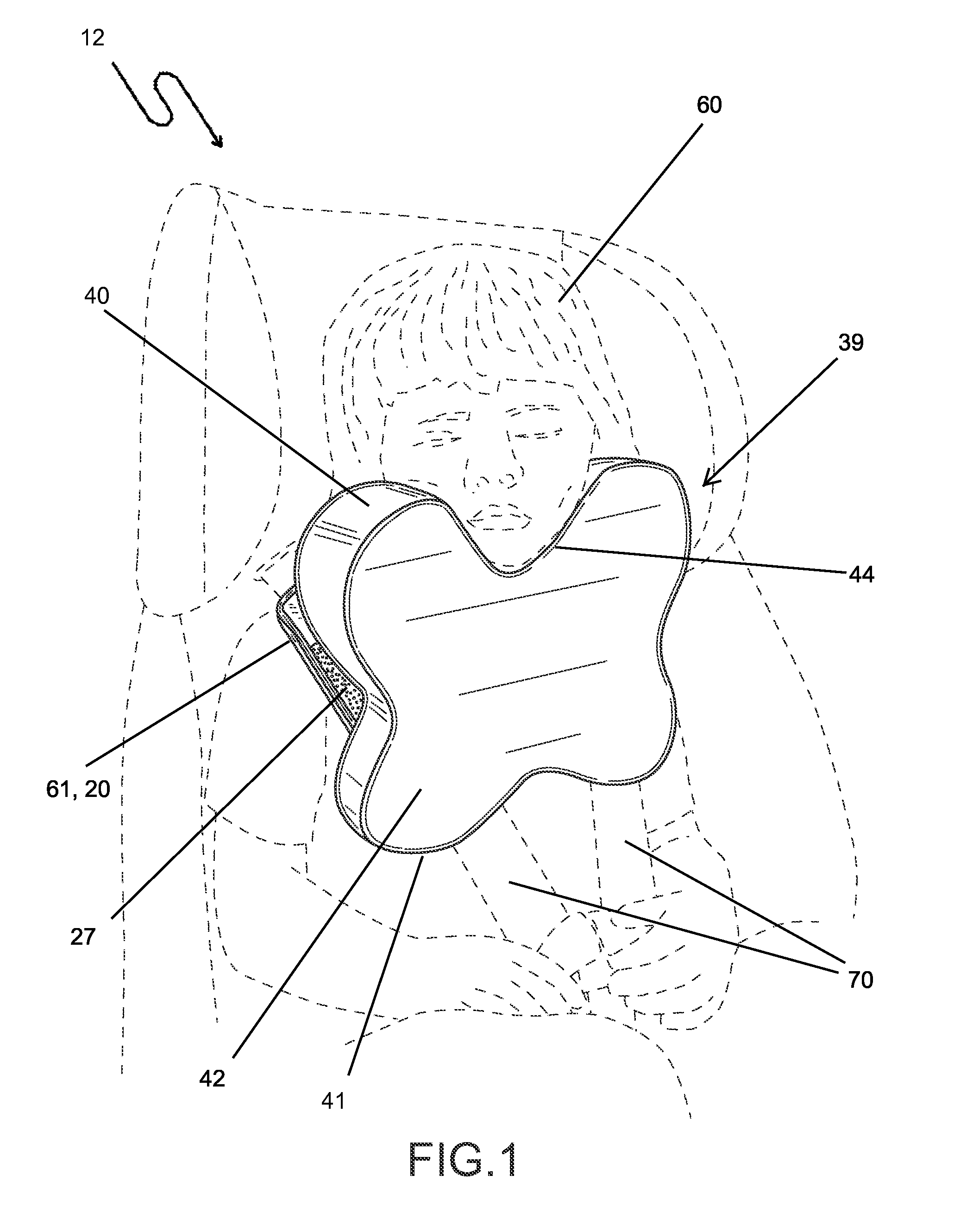 Portable head support device