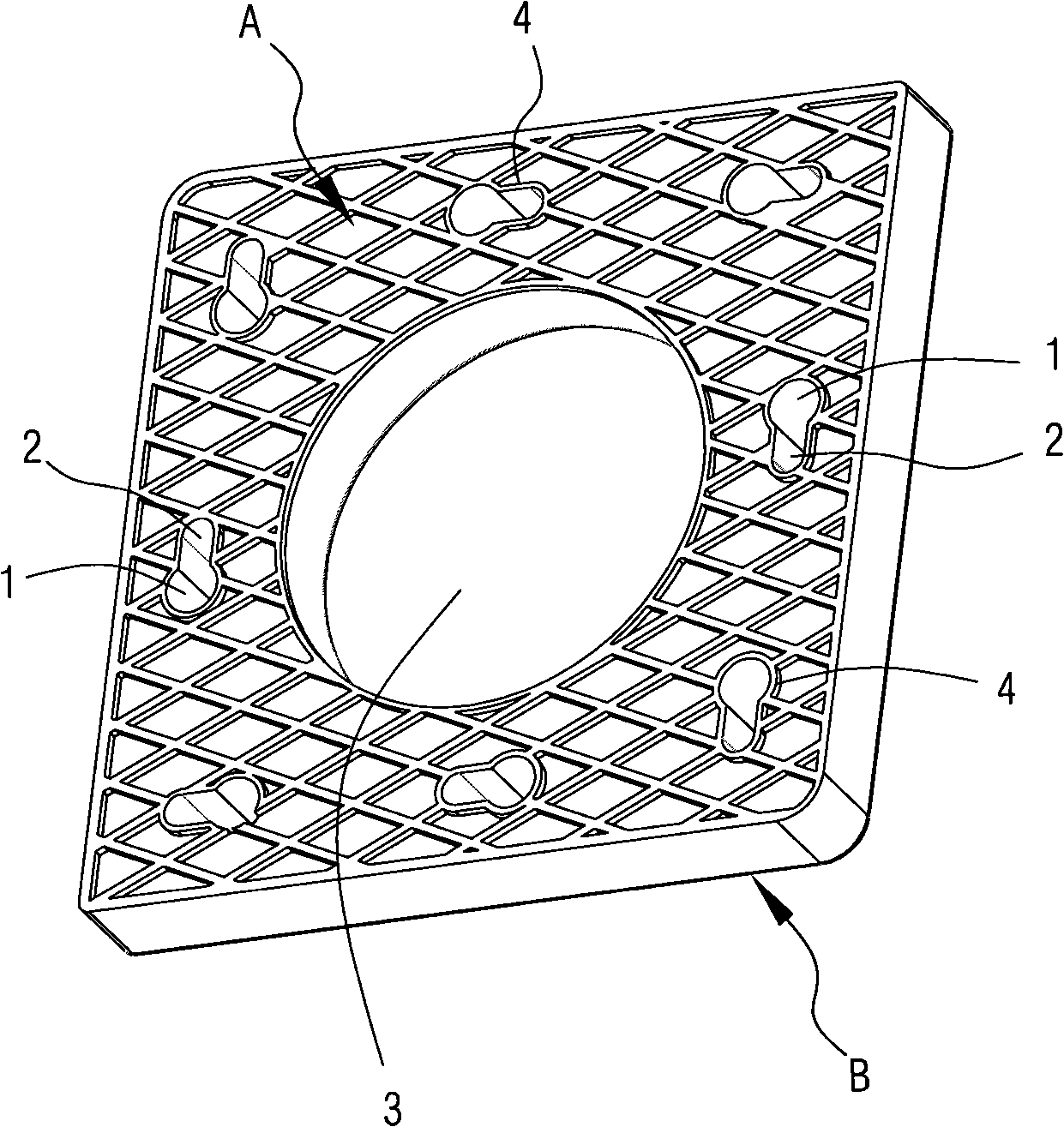 Method for preparing composite material end plate for pre-stressed pile