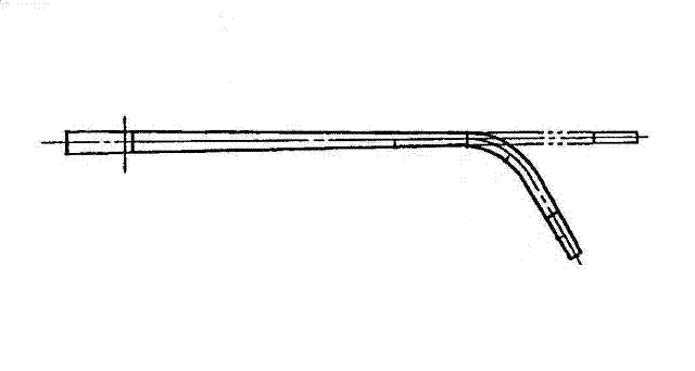 Re-manufacturable large tillage depth rotary tillage blade suitable for returning whole straws to field