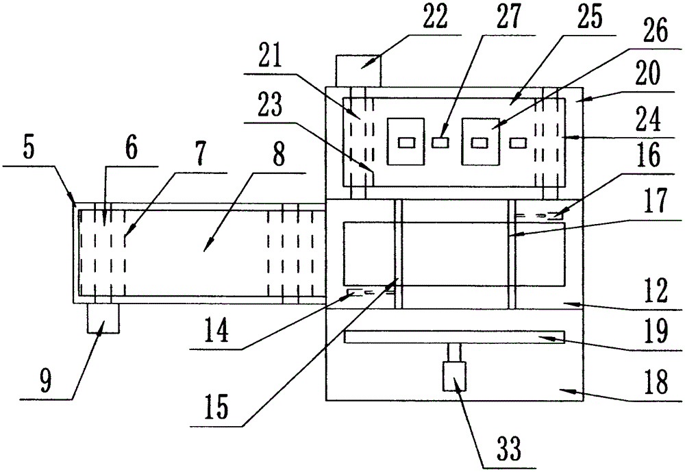 Fine dried noodle cutting machine with automatic conveying and collecting functions