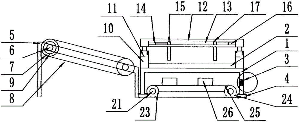 Fine dried noodle cutting machine with automatic conveying and collecting functions