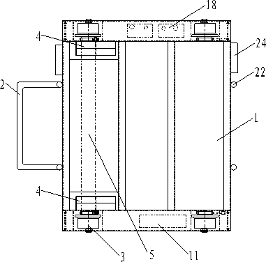 A kind of intelligent braking track flat car and its traveling method