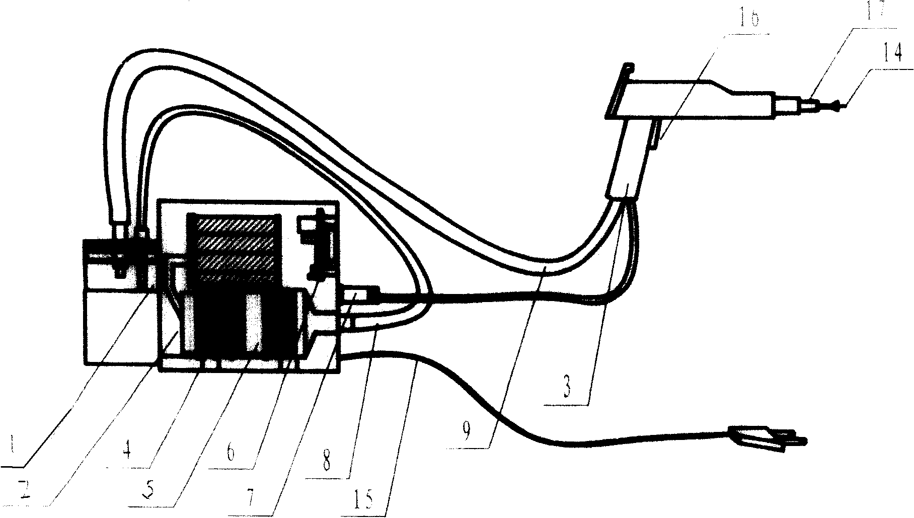 Portable electrodusting equipment