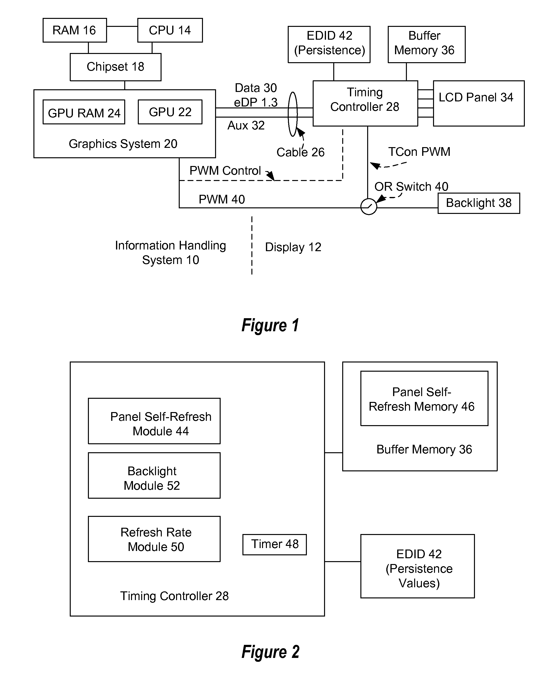 Information Handling System Display Adaptive Self-Refresh