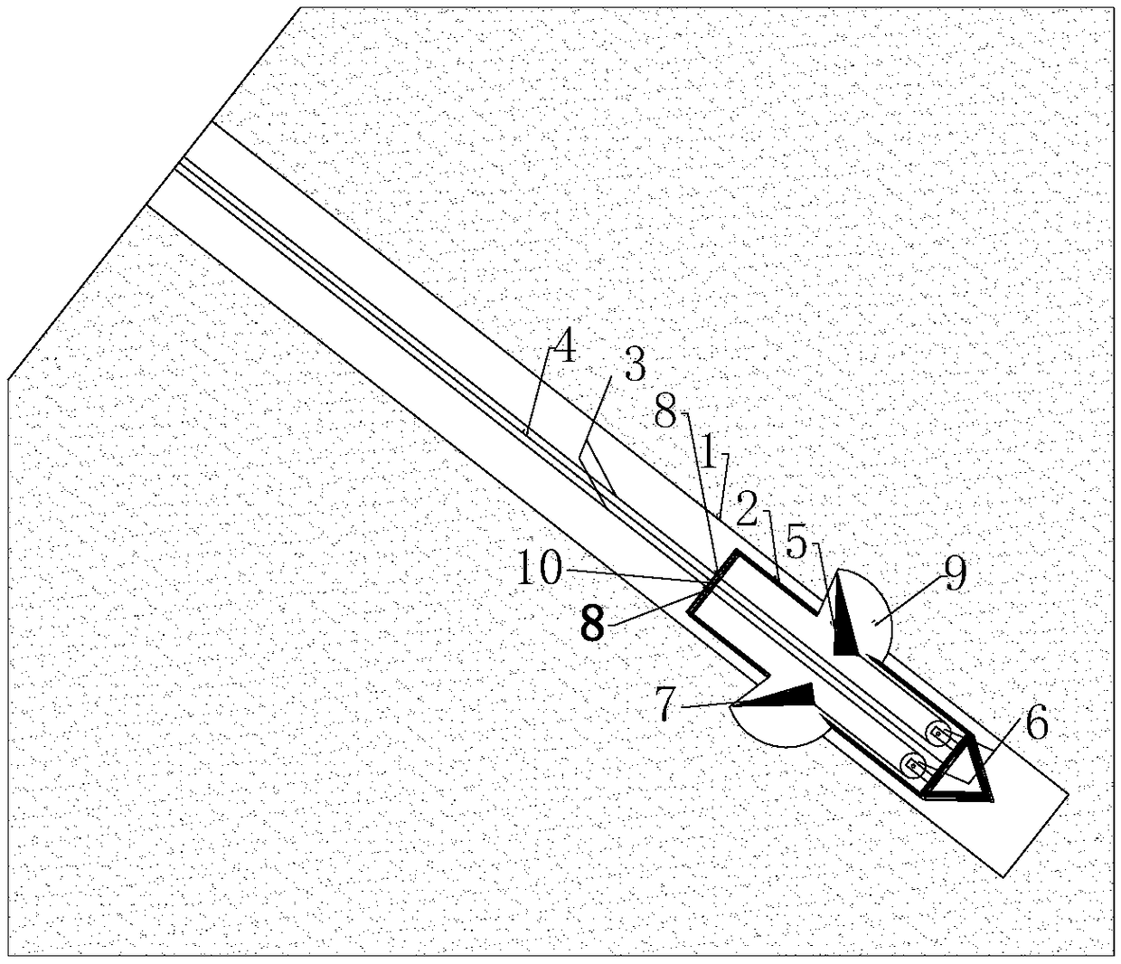 Rapid pre-stressed anchor cable capable of being recycled and construction method thereof