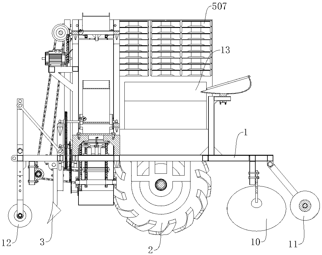 Chinese yam seeder