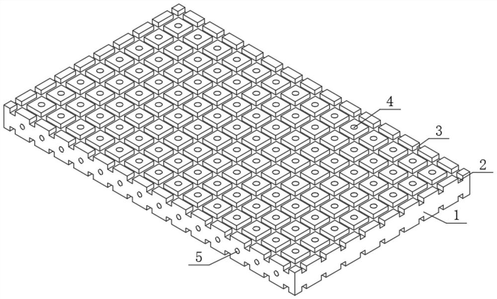 Green recycled carbon fiber thermoplastic material building board and preparation method