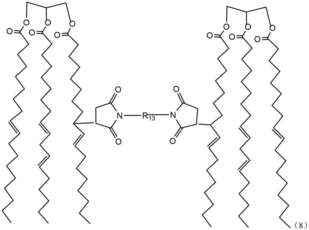 Vegetable oil-based polymer, composition and preparation method thereof