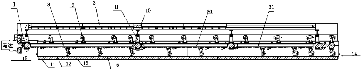 Slender type double-shaft mixer with heating heat-preservation function