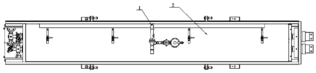 Slender type double-shaft mixer with heating heat-preservation function