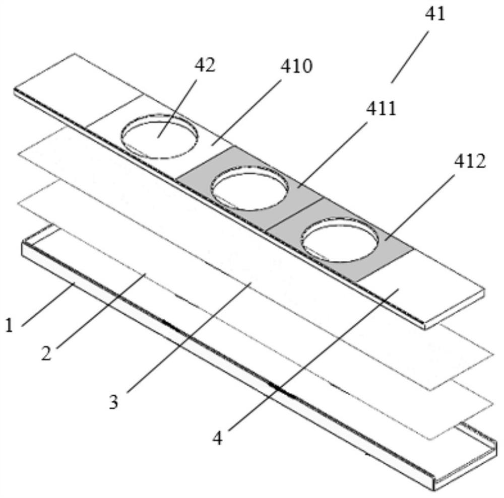 Target object semi-quantitative detection method based on detection test paper and detection test paper