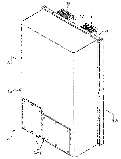 Power conditioner device and module substrate structure using the same