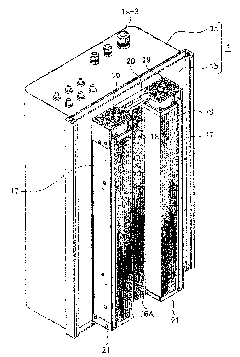 Power conditioner device and module substrate structure using the same