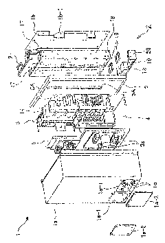 Power conditioner device and module substrate structure using the same