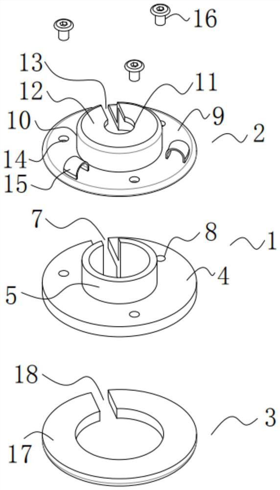 An injection seat fixing device for an infusion port