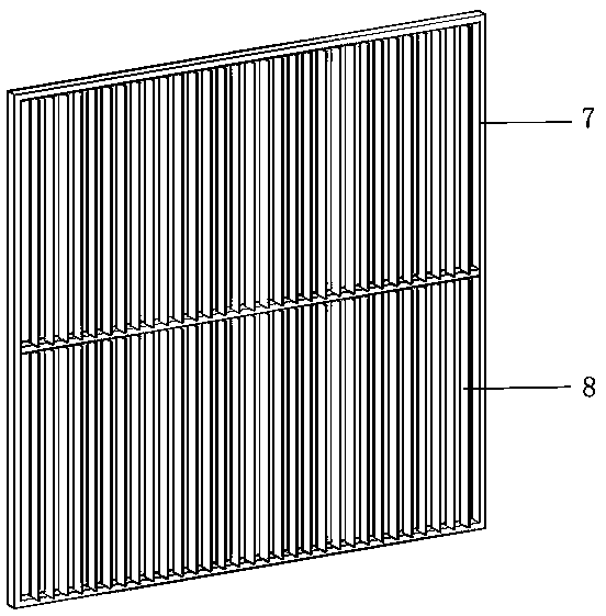 Water injection type multi-module push plate wave maker