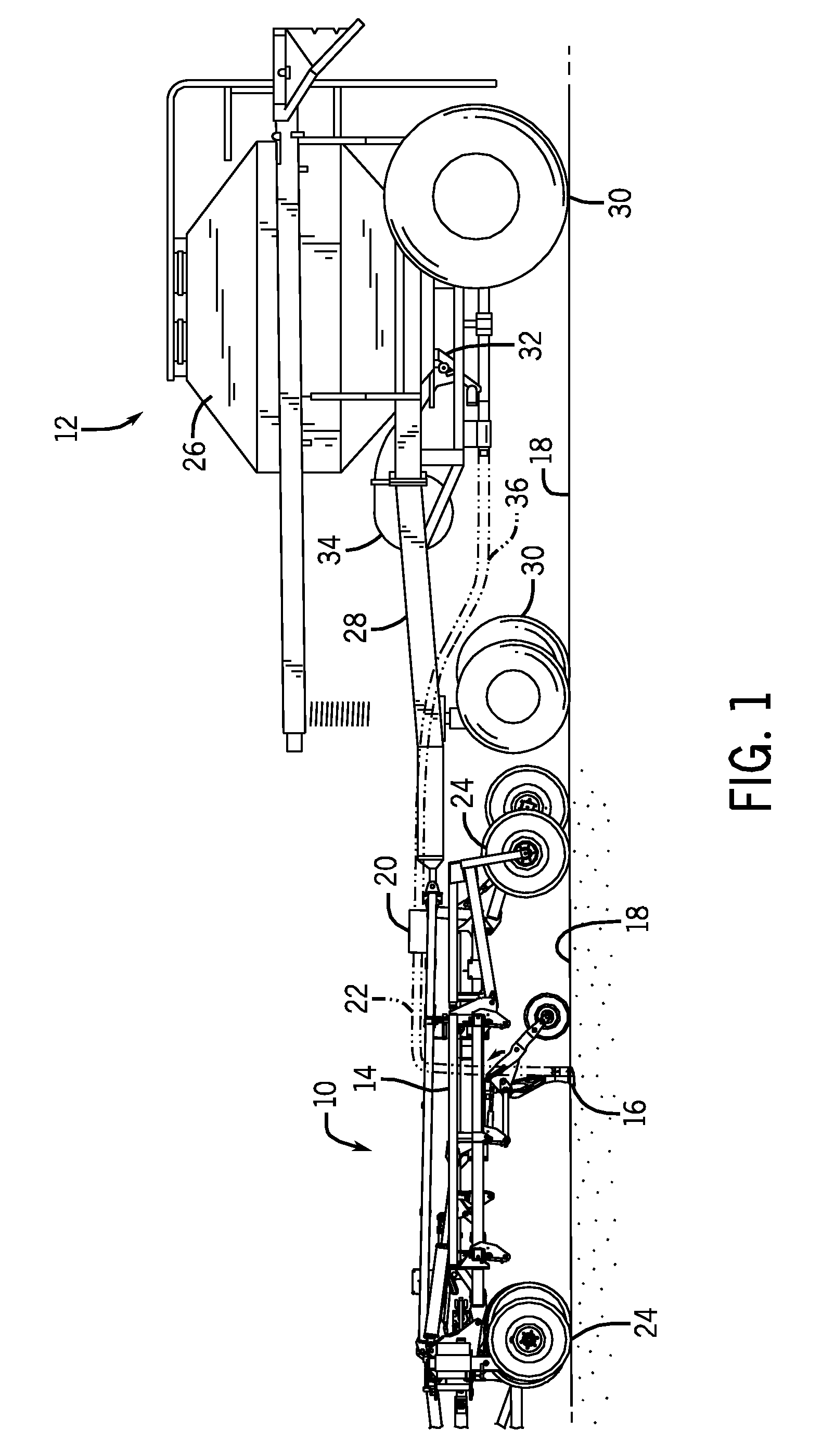 Variable geometry meter roller