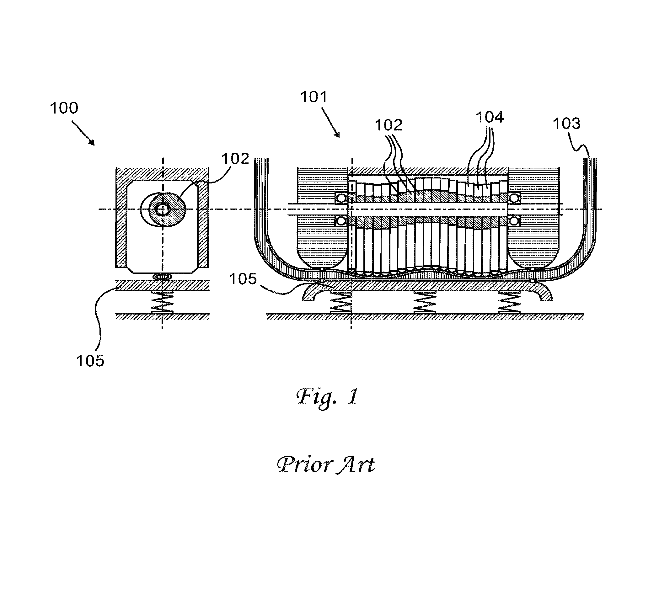 Magnetically balanced finger-type peristaltic pump