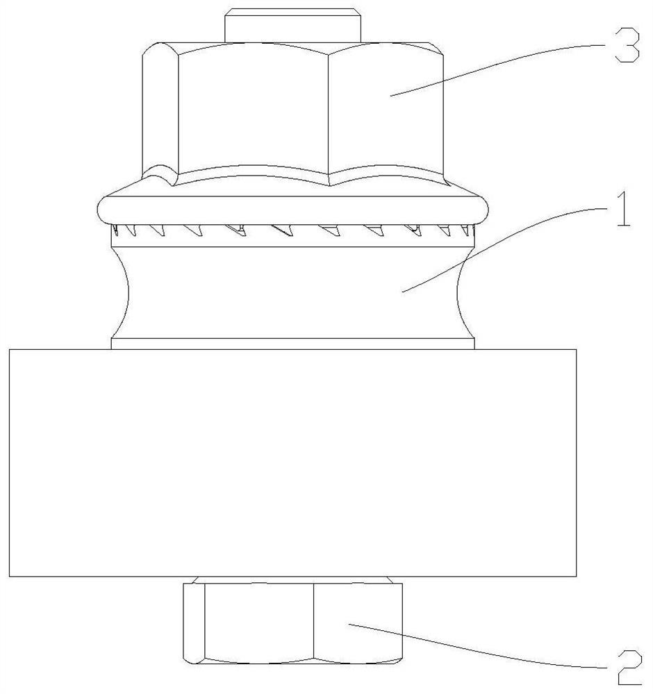 Anti-loose fastener and cushion block