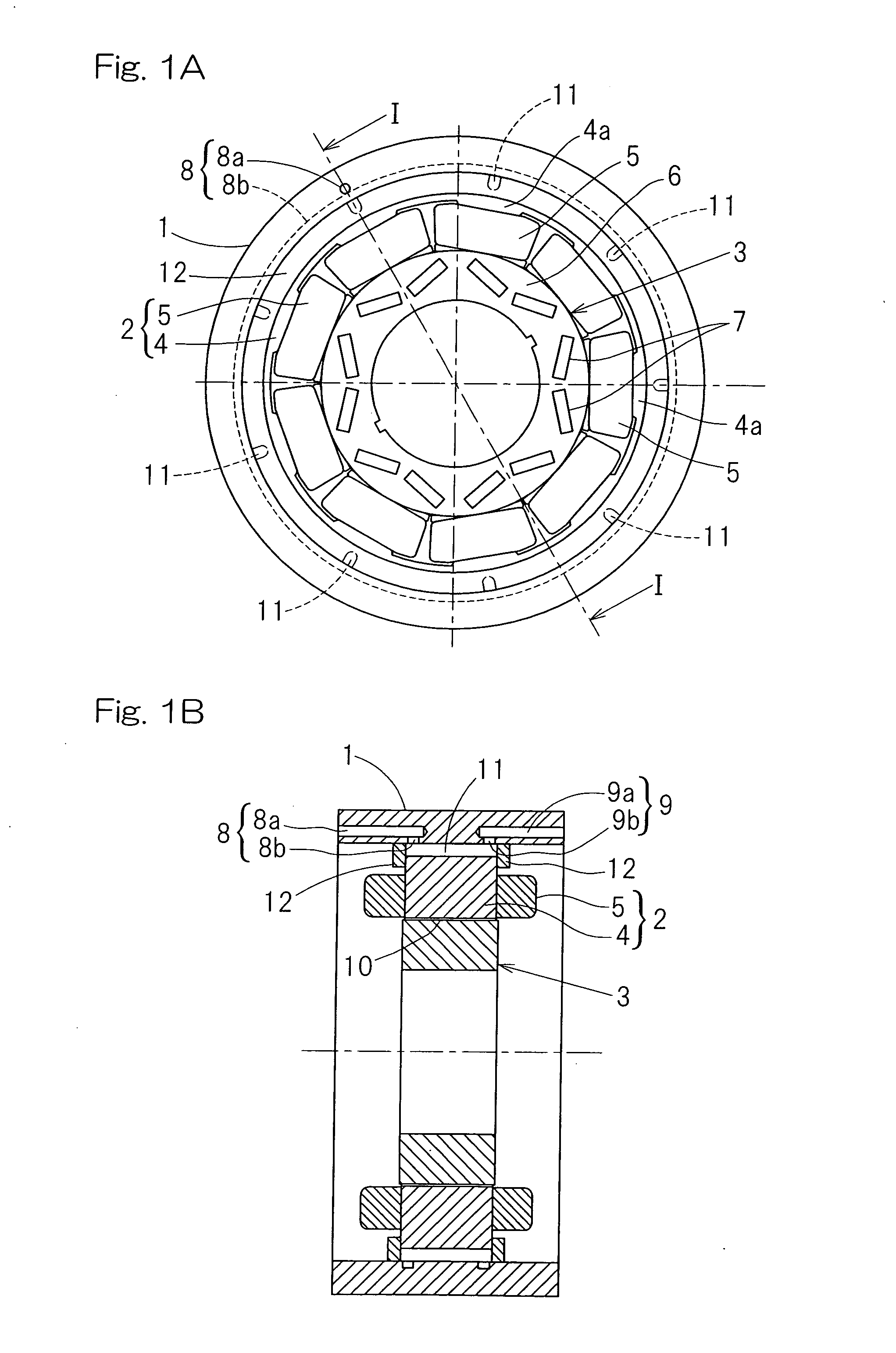 Vehicle drive motor