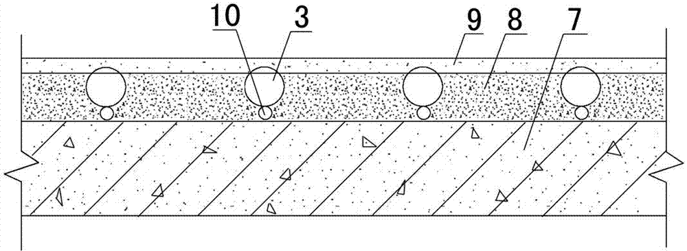 Construction method of air pipe in full displacement type fresh air system