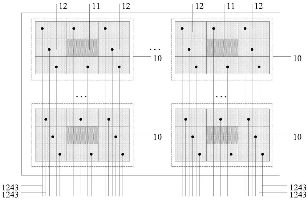 A sensory control display panel and a sensory control display device