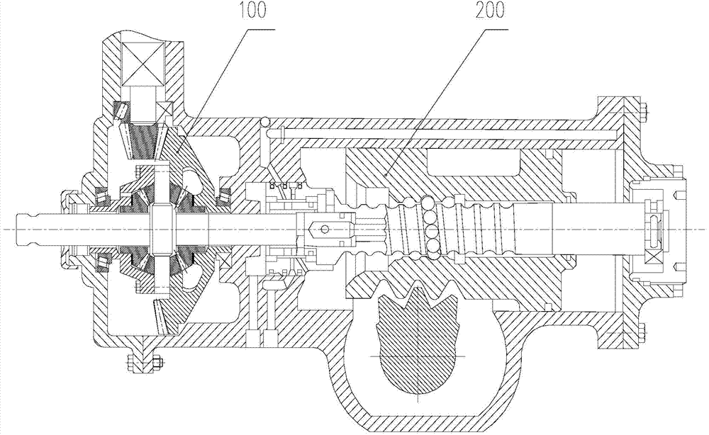 Steering gear of automobile steering system, automobile steering system and automobile