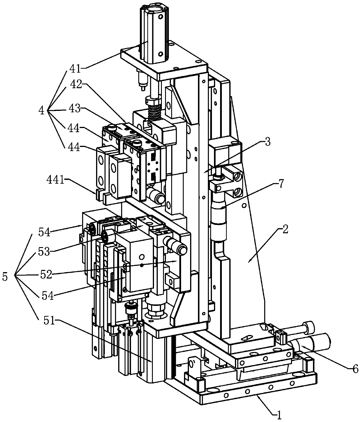 Ear folding in-place mechanism