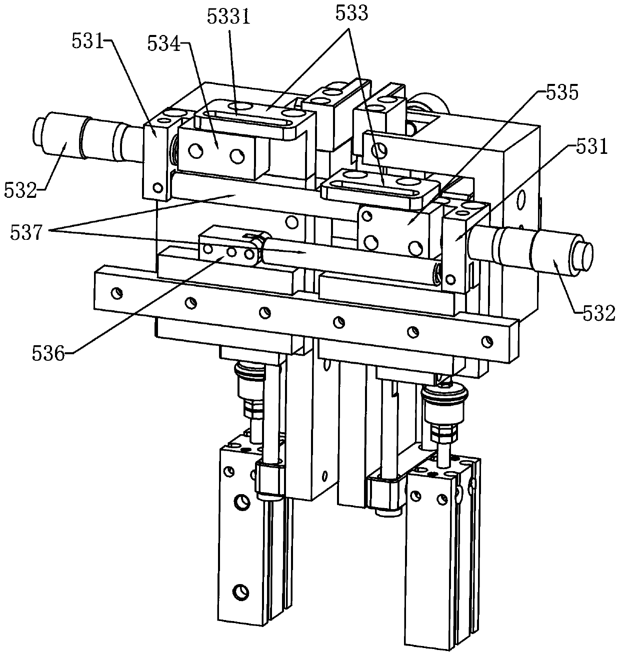 Ear folding in-place mechanism