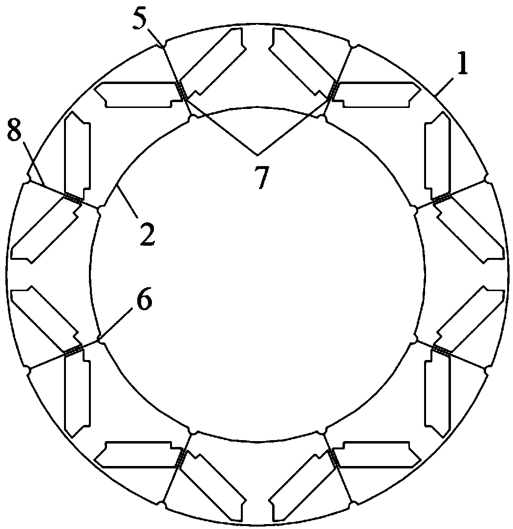 Rotor core, outer rotor motor, driving motor for electric vehicle and manufacturing method